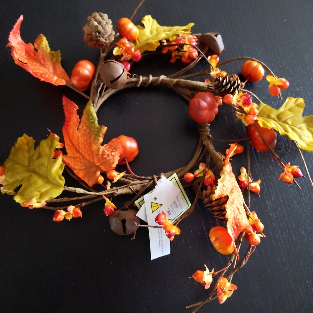 Autumn candle rings, see pics, 7 total